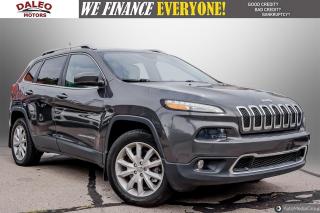 Used 2016 Jeep Cherokee 4WD LIMITED / NAVI / LTHR / B. CAM / H & C SEATS for sale in Kitchener, ON