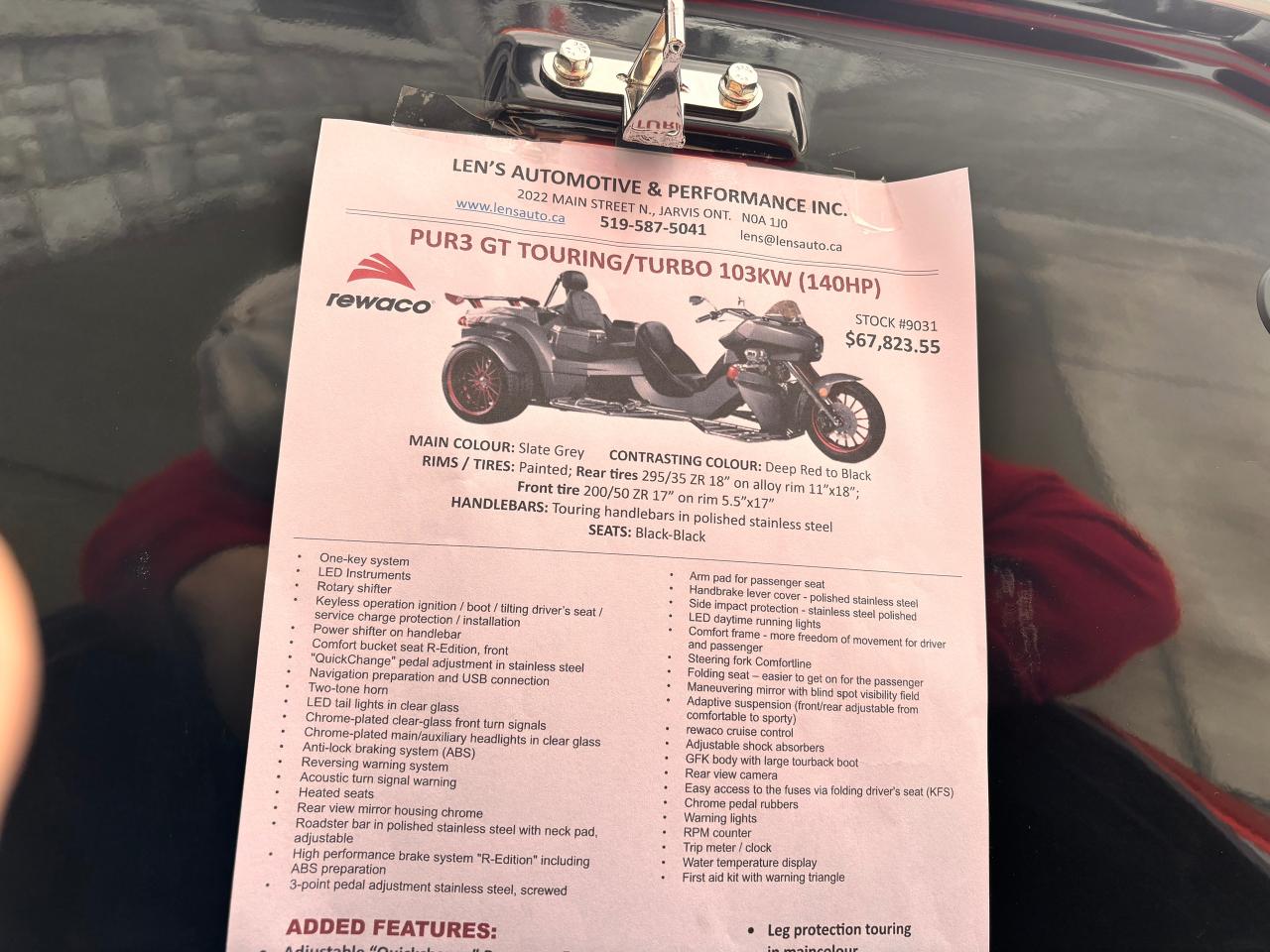 2023 Rewaco PUR3 GT Touring