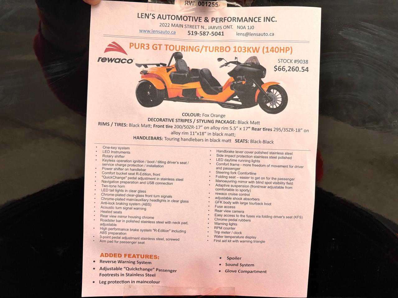 2023 Rewaco PUR3 GT Fully Financeable, Trade - In's Welcome Photo