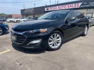 Used 2019 Chevrolet Malibu AUTO Sdn  w/1LT NO ACCIDENT CAMERA BLETOOTH ALLOY for sale in Oakville, ON