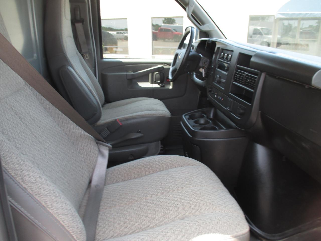 2022 Chevrolet Express 2500 RWD 2500 135" with roof racks and cargo shelves. - Photo #9