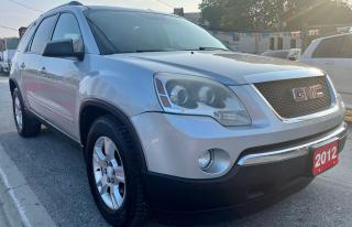 Used 2012 GMC Acadia SLE1,Alloy wheels,Cruise Control and drives clean for sale in Scarborough, ON