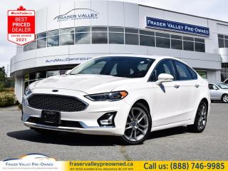 Used 2020 Ford Fusion Hybrid Titanium  - Cooled Seats - $103.26 /Wk for sale in Abbotsford, BC