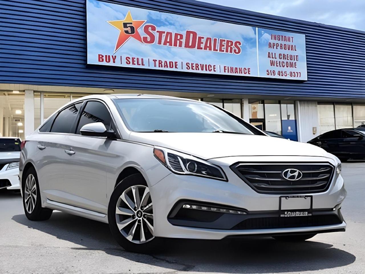 Used 2016 Hyundai Sonata Sport Tech NAV LEATHER PANOROOF WE FINANCE ALL CR. for sale in London, ON