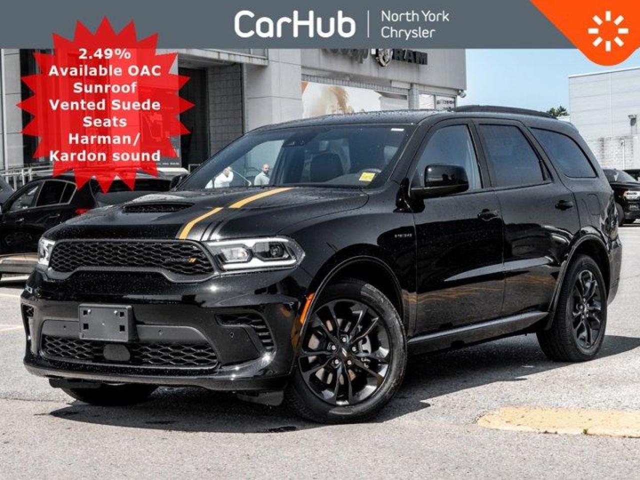 New 2023 Dodge Durango R/T Hemi Orange AWD Sunroof Vented Seats Carbon Interior for sale in Thornhill, ON