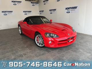 Used 2005 Dodge Viper SRT10 | CONVERTIBLE| 6 SPEED M/T | RARE | ONLY 35K for sale in Brantford, ON