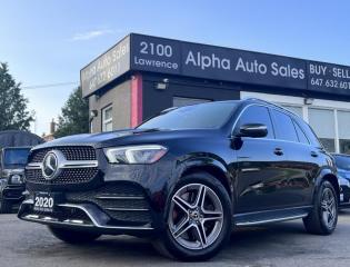 <p>Mercedes Benz GLE 450 4MATIC - Obsidian Black Exterior on Black Interior - Carfax Verified - No Accidents - Local Ontario Vehicle - Low KMs ONLY 49k - Loaded w/ AMG Package, Premium Package,  Memory Package, Keyless GO, Mirror Package, Burmester Audio, Ambient Lighting, Leather Heated Seats, Rear Heated Seats, Panoramic Sunroof, Augmented Reality Navigation, Back up Camera, Parking Sensors, Usb, Xm, Bluetooth Phone & Audio, Apple Carplay, Android Auto, Wireless Charging, Easy pack Liftgate, Soft-Close Doors, Heated Windshield, Running Boards, LED Headlamps, Active Park Assist, Blind Spot Monitoring, Active Brake Assist, Traffic Light View, Attention Assist, Paddle Shifters, Remote Starter/App, 20 Inch AMG Wheels & More! Like New, In Excellent Shape! </p>
<p>Lease & Financing Options Available! All Trades Welcome!</p>
<p>*Under Complete Factory Warranty - 4 Year / 80,000 KM*</p>
<p>Included in the price:</p>
<p>1.Ontario Safety Standard Certificate.<br />2.Administration Fee.<br />3.CARFAX Vehicle History Report.<br />4.OMVIC Fee.</p>
<p>Taxes and licensing are not included in the price.</p>
<p>Lease, Financing and Warranty Options Available! All Trades Welcome!</p>
<p>Alpha Auto Sales <br />2100 Lawrence Ave. E <br />Scarborough, ON M1R 2Z7 <br />Office: 1 8 0 0 6 3 2 4 1 9 4 <br />Direct: 6 4 7 6 3 2 6 0 1 1 <br />Email: sales@alphaautosales.ca <br />Web: alphaautosales.ca</p>
<p> </p>