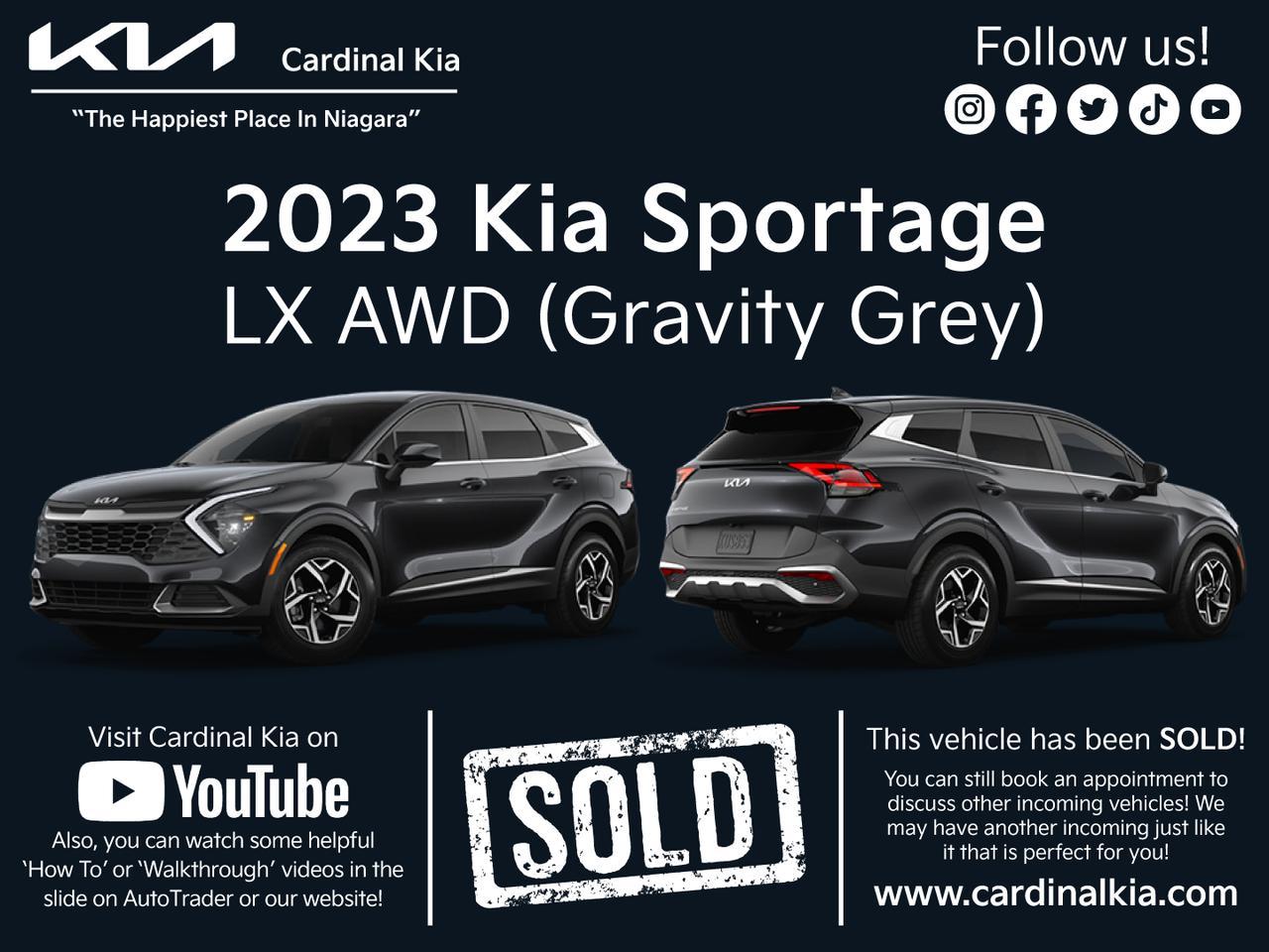 New 2023 Kia Sportage LX for sale in Niagara Falls, ON