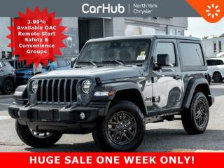 New 2024 Jeep Wrangler Sport S 2 Door LEDs Safety Grp 12.3'' Display Hardtop Convenience Grp for sale in Thornhill, ON