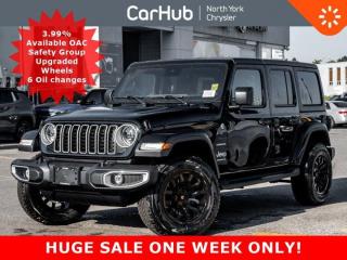 New 2024 Jeep Wrangler Sahara LEDs Safety Grp 12.3'' Display Heated Seats Hardtop 2.0L for sale in Thornhill, ON