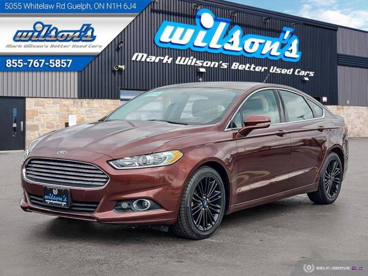 Used 2016 Ford Fusion SE - Leather, Alloys, Bluetooth, Reverse Camera & Much More! for sale in Guelph, ON