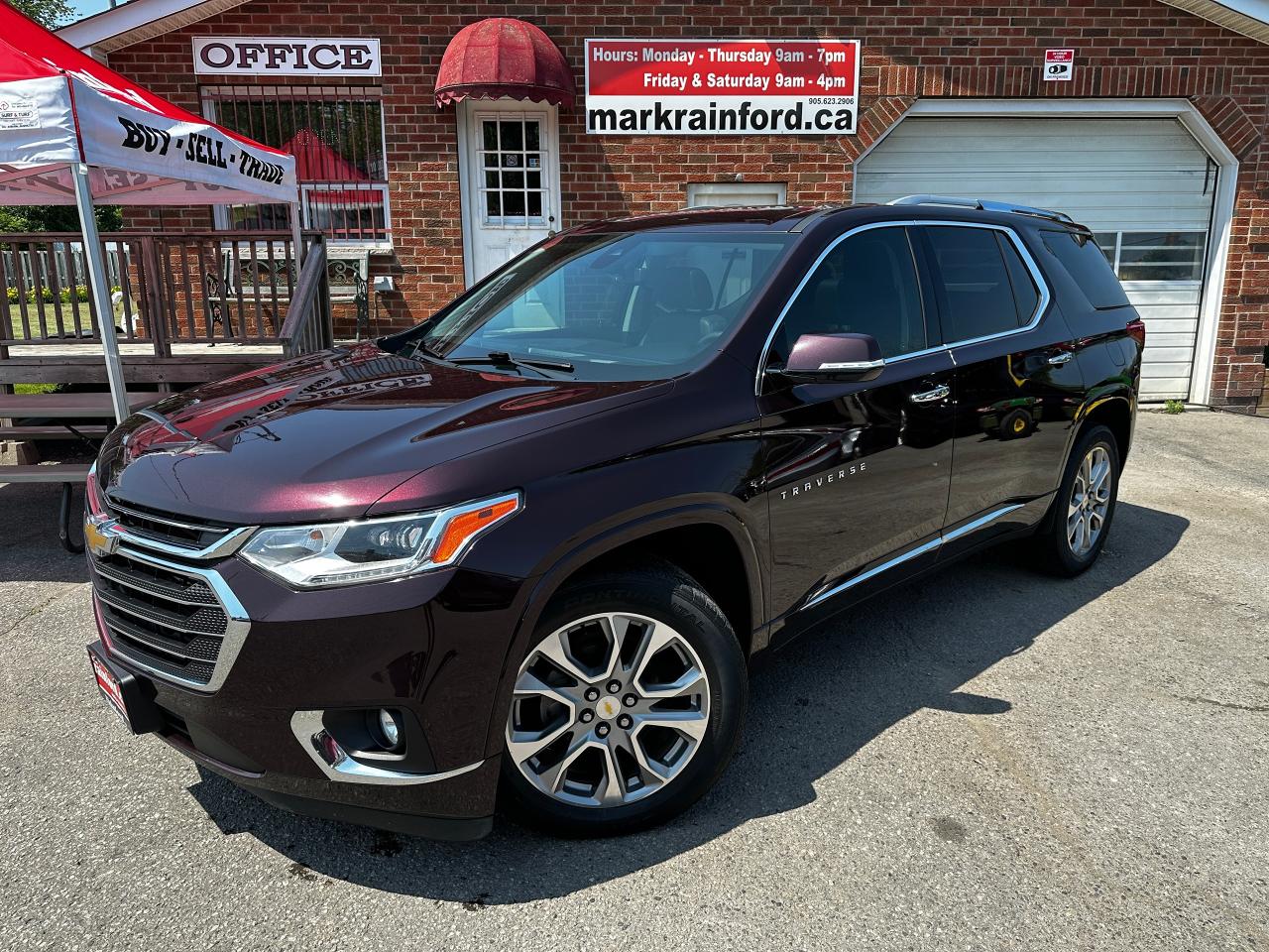 2018 Chevrolet Traverse Premier AWD HTD/CLD LTHR CarPlay AAuto NAV Sunroof