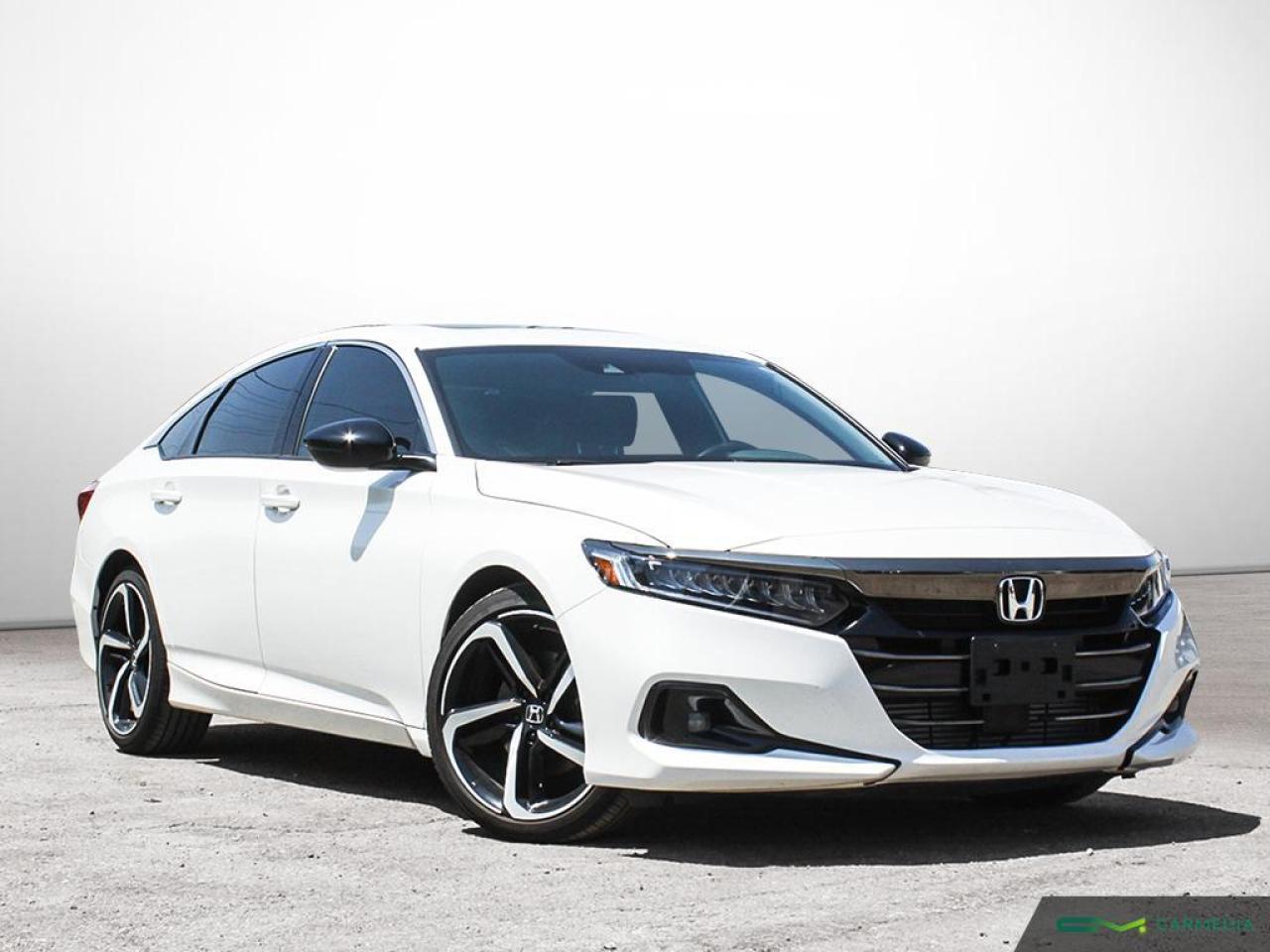 Used 2021 Honda Accord Sport 1.5T Auto Leather Seats Navigation Moonroof for sale in St Thomas, ON