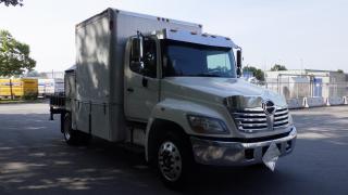 Used 2010 Hino 338 6 Foot Flat Deck With Crane Air Brakes  Diesel for sale in Burnaby, BC
