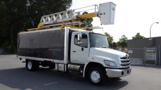 Used 2013 Hino 268 Cube Van With  Bucket 3 Seater Diesel for sale in Burnaby, BC