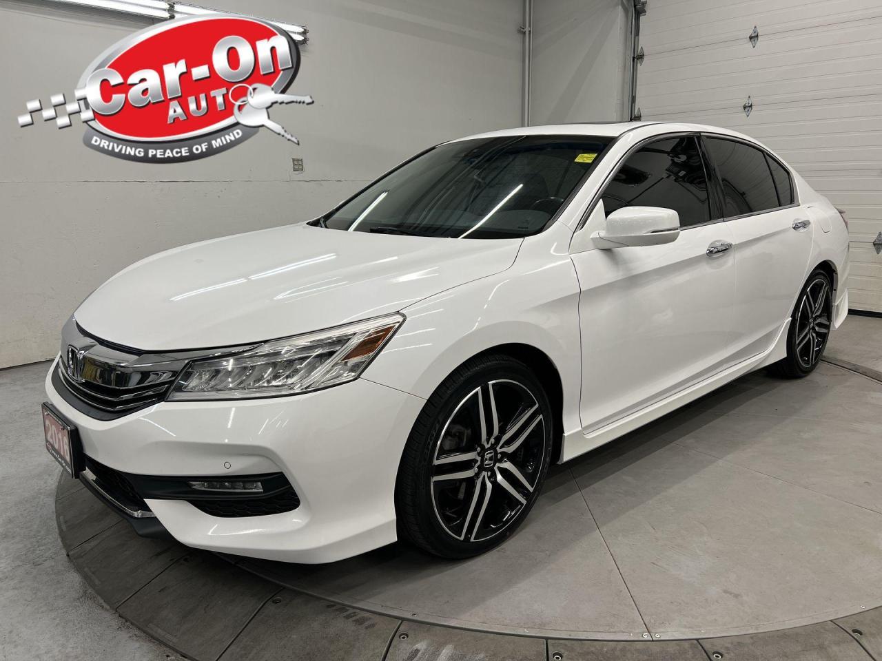 Used 2016 Honda Accord TOURING V6| LEATHER| SUNROOF| REAR HTD SEATS| NAV for sale in Ottawa, ON