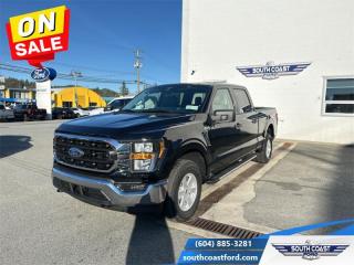 <b>FX4 Off-Road Package, Trailer Hitch, 17-inch Painted Aluminum Wheels, Remote Engine Start, 8-way Power Drivers Seat!</b><br> <br>   The Ford F-150 is for those who think a day off is just an opportunity to get more done. <br> <br>The perfect truck for work or play, this versatile Ford F-150 gives you the power you need, the features you want, and the style you crave! With high-strength, military-grade aluminum construction, this F-150 cuts the weight without sacrificing toughness. The interior design is first class, with simple to read text, easy to push buttons and plenty of outward visibility. With productivity at the forefront of design, the F-150 makes use of every single component was built to get the job done right!<br> <br> This agate black Crew Cab 4X4 pickup   has a 10 speed automatic transmission and is powered by a  400HP 3.5L V6 Cylinder Engine.<br> <br> Our F-150s trim level is XLT. Upgrading to the class leader, this Ford F-150 XLT comes very well equipped with remote keyless entry and remote engine start, dynamic hitch assist, Ford Co-Pilot360 that features lane keep assist, pre-collision assist and automatic emergency braking. Enhanced features include aluminum wheels, chrome exterior accents, SYNC 4 with enhanced voice recognition, Apple CarPlay and Android Auto, FordPass Connect 4G LTE, steering wheel mounted cruise control, a powerful audio system, cargo box lights, power door locks and a rear view camera to help when backing out of a tight spot. This vehicle has been upgraded with the following features: Fx4 Off-road Package, Trailer Hitch, 17-inch Painted Aluminum Wheels, Remote Engine Start, 8-way Power Drivers Seat. <br><br> View the original window sticker for this vehicle with this url <b><a href=http://www.windowsticker.forddirect.com/windowsticker.pdf?vin=1FTFW1E85PFC50614 target=_blank>http://www.windowsticker.forddirect.com/windowsticker.pdf?vin=1FTFW1E85PFC50614</a></b>.<br> <br>To apply right now for financing use this link : <a href=https://www.southcoastford.com/financing/ target=_blank>https://www.southcoastford.com/financing/</a><br><br> <br/> Weve discounted this vehicle $3456.    0% financing for 60 months. 1.99% financing for 84 months. <br> Buy this vehicle now for the lowest bi-weekly payment of <b>$406.28</b> with $0 down for 84 months @ 1.99% APR O.A.C. ( Plus applicable taxes -  $595 Administration Fee included    / Total Obligation of $73944  ).  Incentives expire 2024-05-08.  See dealer for details. <br> <br>Call South Coast Ford Sales or come visit us in person. Were convenient to Sechelt, BC and located at 5606 Wharf Avenue. and look forward to helping you with your automotive needs. <br><br> Come by and check out our fleet of 20+ used cars and trucks and 110+ new cars and trucks for sale in Sechelt.  o~o