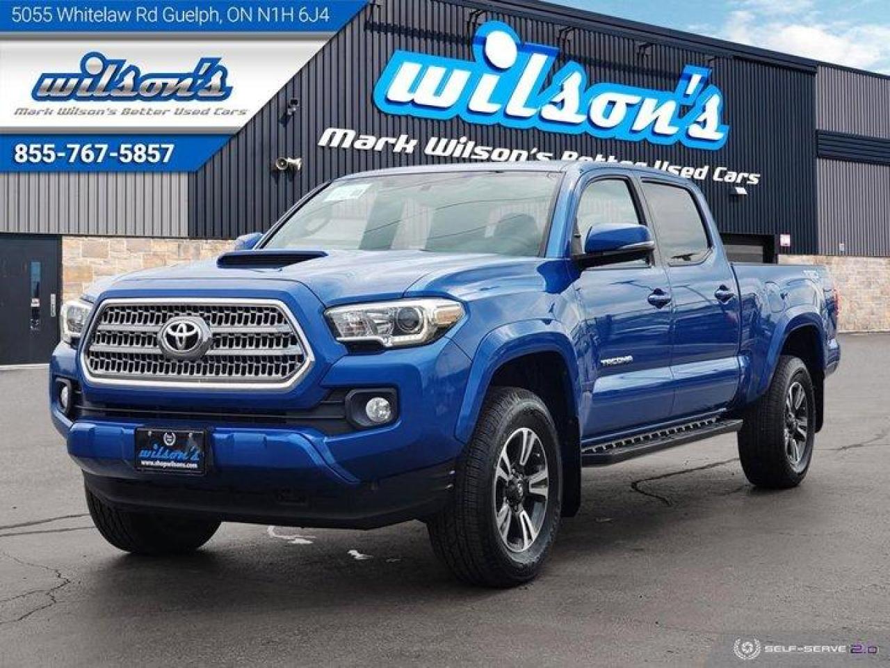 Used 2017 Toyota Tacoma TRD Sport Crew Cab 4X4, Sunroof, Navi, Heated Seats, Bluetooth, Rear Camera, Alloy Wheels and More! for sale in Guelph, ON