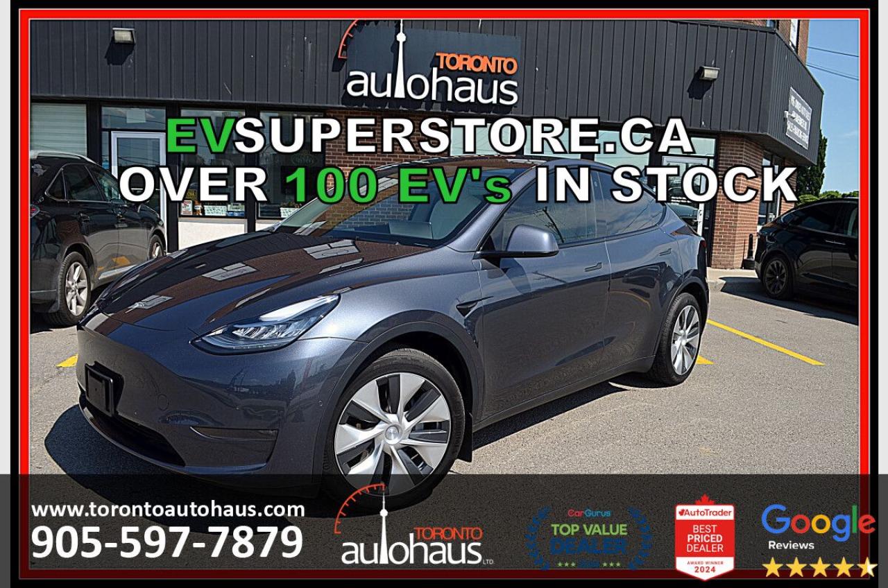 Used 2021 Tesla Model Y LR AWD I OVER 100 TESLAS EVSUPERSTORE.CA for sale in Concord, ON
