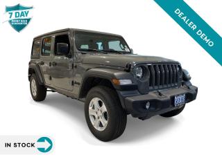 Used 2023 Jeep Wrangler Sport | DEMO!! | COLD WEATHER GROUP | APPLE CARPLAY | CONVENIENCE GROUP | ALPINE AUDIO SYSTEM | for sale in Barrie, ON