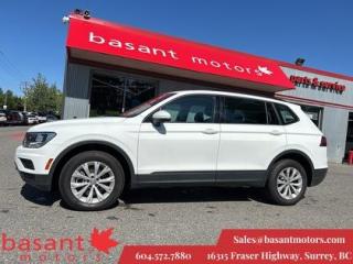 A sporty compact crossover vehicle.  A turbocharged engine gives the vehicle ample power and is backed with sporty handling.  The uniquely named Tiguan got its name from combining Tiger and Iguana. 

Take advantage of our experienced on-site financing department, currently offering, for a limited time, 2.99% along with $0 down and No Payments for 3 Months! All our vehicles include the remaining balance of their original warranty and our very own 30 Day Dealers Guarantee. Complete Vehicle Inspection Services and full vehicle history by CarFax Vehicle Reports are included! All trades are welcome, whether the vehicle is paid off or not. Visit our website at basantmotors.com for more information.  At Basant Motors, we look forward to serving you with all of your automotive needs for years to come. Please stop by our dealership, located at 16315 Fraser Highway, Surrey, BC and speak with one of our representatives today! Documentation fee ($997) and Dealer Prep ($299) are not included in the vehicle price. #9419
