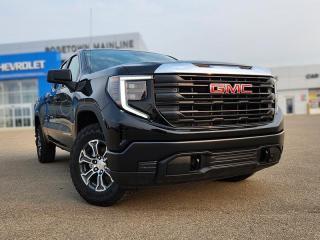 <br> <br> With elegant style and refinement that beautifully match its brute capability, this GMC Sierra 1500 is ready to rule any road you take it on. <br> <br>This redesigned GMC Sierra 1500 stands out against all other pickup trucks, with sharper, more powerful proportions that creates a commanding stance on and off the road. Next level comfort and technology is paired with its outstanding performance and capability. Inside, the Sierra 1500 supports you through rough terrain with expertly designed seats and a pro grade suspension. Inside, youll find an athletic and purposeful interior, designed for your active lifestyle. Get ready to live like a pro in this amazing GMC Sierra 1500! <br> <br> This onyx black Extended Cab 4X4 pickup has an automatic transmission and is powered by a 355HP 5.3L 8 Cylinder Engine.<br> <br> Our Sierra 1500s trim level is Pro. This GMC Sierra 1500 Pro comes with some excellent features such as a 7 inch touchscreen display with Apple CarPlay and Android Auto, wireless streaming audio, cruise control and easy to clean rubber floors. Additionally, this pickup truck also comes with a locking tailgate, a rear vision camera, StabiliTrak, air conditioning and teen driver technology. This vehicle has been upgraded with the following features: Apple Carplay, Android Auto, Cruise Control, Rear View Camera, Touch Screen, Streaming Audio, Teen Driver, Locking Tailgate, Spray-on Bedliner. <br><br> <br/><br>Contact our Sales Department today by: <br><br>Phone: 1 (306) 882-2691 <br><br>Text: 1-306-800-5376 <br><br>- Want to trade your vehicle? Make the drive and well have it professionally appraised, for FREE! <br><br>- Financing available! Onsite credit specialists on hand to serve you! <br><br>- Apply online for financing! <br><br>- Professional, courteous, and friendly staff are ready to help you get into your dream ride! <br><br>- Call today to book your test drive! <br><br>- HUGE selection of new GMC, Buick and Chevy Vehicles! <br><br>- Fully equipped service shop with GM certified technicians <br><br>- Full Service Quick Lube Bay! Drive up. Drive in. Drive out! <br><br>- Best Oil Change in Saskatchewan! <br><br>- Oil changes for all makes and models including GMC, Buick, Chevrolet, Ford, Dodge, Ram, Kia, Toyota, Hyundai, Honda, Chrysler, Jeep, Audi, BMW, and more! <br><br>- Rosetowns ONLY Quick Lube Oil Change! <br><br>- 24/7 Touchless car wash <br><br>- Fully stocked parts department featuring a large line of in-stock winter tires! <br> <br><br><br>Rosetown Mainline Motor Products, also known as Mainline Motors is the ORIGINAL King Of Trucks, featuring Chevy Silverado, GMC Sierra, Buick Enclave, Chevy Traverse, Chevy Equinox, Chevy Cruze, GMC Acadia, GMC Terrain, and pre-owned Chevy, GMC, Buick, Ford, Dodge, Ram, and more, proudly serving Saskatchewan. As part of the Mainline Automotive Group of Dealerships in Western Canada, we are also committed to servicing customers anywhere in Western Canada! We have a huge selection of cars, trucks, and crossover SUVs, so if youre looking for your next new GMC, Buick, Chevrolet or any brand on a used vehicle, dont hesitate to contact us online, give us a call at 1 (306) 882-2691 or swing by our dealership at 506 Hyw 7 W in Rosetown, Saskatchewan. We look forward to getting you rolling in your next new or used vehicle! <br> <br><br><br>* Vehicles may not be exactly as shown. Contact dealer for specific model photos. Pricing and availability subject to change. All pricing is cash price including fees. Taxes to be paid by the purchaser. While great effort is made to ensure the accuracy of the information on this site, errors do occur so please verify information with a customer service rep. This is easily done by calling us at 1 (306) 882-2691 or by visiting us at the dealership. <br><br> Come by and check out our fleet of 60+ used cars and trucks and 140+ new cars and trucks for sale in Rosetown. o~o