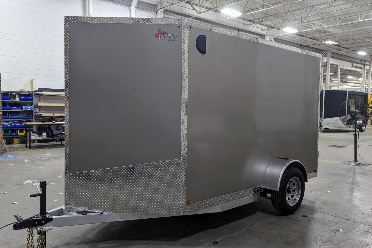 2023 Canadian Trailer Company 6x10 V-Nose Cargo Trailer Aluminum Single Axle Photo2