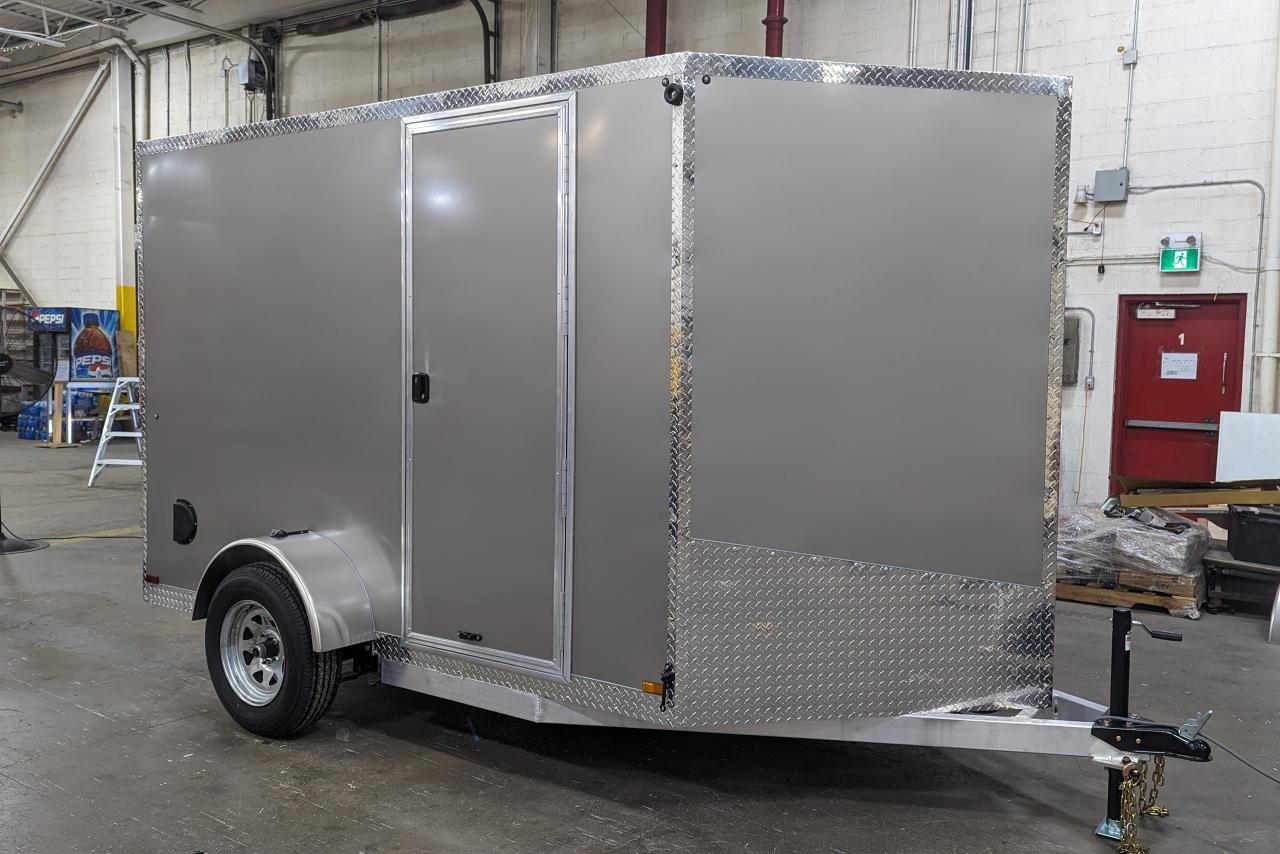 2023 Canadian Trailer Company 6x10 V-Nose Cargo Trailer Aluminum Single Axle