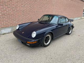 <p> </p><p>SALE PENDING.</p><p> </p><p> </p><p>BLUE ON BLUE LEATHER, NON SMOKER, THIRD OWNER, VERY RARE. OWED BY A MATURE PORSCHE ENTHUSIAST FOR THE PAST 25 YEARS, 5 SPEED, NON TURBO, FUCHS WHEELS, BILSTEIN DAMPERS, NEW SHOCKS, SPORT HEATED POWER LEATHER SEATS, TURBO TIE ROD ENDS, H4 HEADLAMPS AND RELAYS, SHORT SHIFTER, LIMITED SLIP DIFF, RECENT ZIMMERMAN ROTORS AND PADS, ALL FLUID FLUSHED, INDY 500 TIRES, GARAGE STORED SINCE NEW. RECENT PLUGS, CAP AND ROTOR, FRESH PENN GRADE OIL AND FILTER. K/N AIR FILTER. NEW BATTERY. POWER SUNROOF, REAR SPOILER, R134 A/C, RENNIN FLOOR BOARD UPGRADE, CAT BY-PASS, BELIEVED TO BE NUMBERS MATCHING. NOT ORIGINAL PAINT. ENGINE HAS NEVER BEEN OPENED. EVERY SERVICE</p><p>CERTIFIED</p><p> </p><p>OMVIC REGISTERED, UCDA MEMBER. FAMILY OWNED AND OPERATED SINCE 2009.<br /><br />BY APPOINTMENT ONLY.<br /><br />PLEASE CALL, EMAIL OR TEXT ANYTIME.<br /><br />THANK YOU.  9AM-9PM </p><p>NICK 647-834-5626 </p><p> </p><p>ROW AUTO SALES INC </p><p>509 BAYLY ST EAST<br />AJAX, ON L1Z 1W7 </p><p>TRADES WELCOME! </p><p>OPEN 6 DAYS A WEEK. <br /><br />BY APPOINTMENT ONLY. CALL OR TEXT TO MAKE AN APPOINTME RECORD SINCE NEW. THE LAST PICTURE IS EVERY, RECEIPT, SERVICE RECORD SINCE 1986. MUST BE SEEN.</p><p> </p><p> </p>