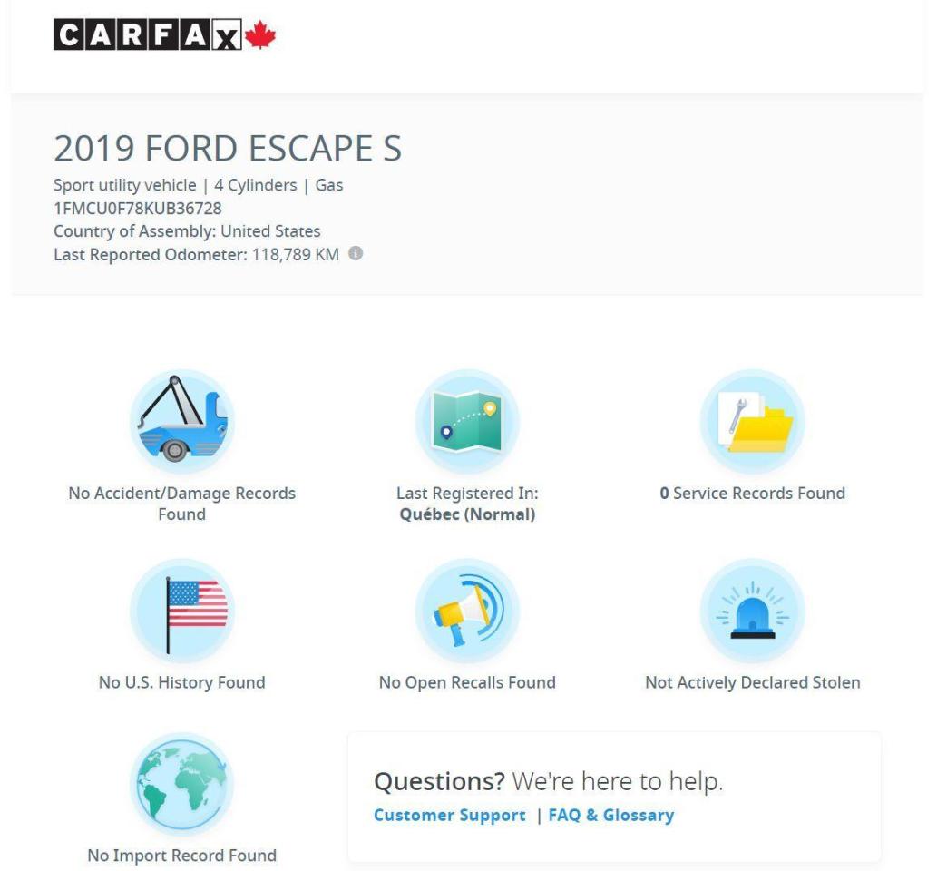 2019 Ford Escape S+New Tires+Camera+Bluetooth+Clean Carfax Photo70