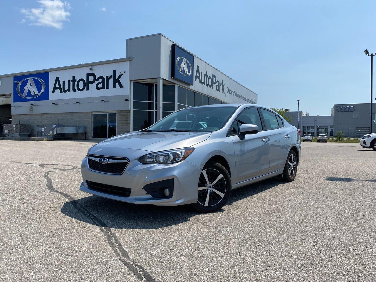 Introducing the remarkable 2019 Subaru Impreza Touring, a compact car that effortlessly combines style, versatility, and legendary Subaru performance. With its sleek design, advanced features, and exceptional all-wheel drive capability, the Impreza Touring is ready to take on any adventure. Includes Apple CarPlay, Android Auto, heated seats, a backup camera, Bluetooth, heated mirrors, A/C, paddle shifters, USB ports, an auxiliary audio input, cruise control, SiriusXM satellite radio, split-folding rear seats, power locks, power mirrors, and power windows! Call to book your test drive today!<br>-----------------------------------------------------------------------------------------------------------------------------------------------
<br><br>AutoPark Superstore is one of Ontarios largest used car dealer network.
The four pillars of AutoPark are:
<br>1) One of Ontarios Largest Used Car Dealership Network,
<br>2) Low No Haggle Pricing,
<br>3) 7 Day Exchange policy* 
<br><br>Serving Barrie, Orillia, Bradford, Collingwood, Innisfil and Newmarket Ontario. Finance this vehicle from as low as 8.99% OAC. AutoPark can look after you with good and challenged credit history! Car Proof history report available. No hidden fees, simply add HST & licensing. AutoPark - A new way to buy used! 

<br><br> 5000 Vehicles, 20 stores, 18 brands, 1 promise: Serving you better, each and every day. One simple goal: Satisfied customers who recommend us to family and friends.
[Good credit, bad credit, everyone deserves the right to drive a quality, reliable vehicle with us! Find out how, at https://www.autoparkbarrie.ca/financing/]
</p>
