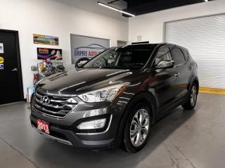 <a href=http://www.theprimeapprovers.com/ target=_blank>Apply for financing</a>

Looking to Purchase or Finance a Hyundai Santa Fe or just a Hyundai Suv? We carry 100s of handpicked vehicles, with multiple Hyundai Suvs in stock! Visit us online at <a href=https://empireautogroup.ca/?source_id=6>www.EMPIREAUTOGROUP.CA</a> to view our full line-up of Hyundai Santa Fes or  similar Suvs. New Vehicles Arriving Daily!<br/>  	<br/>FINANCING AVAILABLE FOR THIS LIKE NEW HYUNDAI SANTA FE!<br/> 	REGARDLESS OF YOUR CURRENT CREDIT SITUATION! APPLY WITH CONFIDENCE!<br/>  	SAME DAY APPROVALS! <a href=https://empireautogroup.ca/?source_id=6>www.EMPIREAUTOGROUP.CA</a> or CALL/TEXT 519.659.0888.<br/><br/>	   	THIS, LIKE NEW HYUNDAI SANTA FE INCLUDES:<br/><br/>  	* Wide range of options including ALL CREDIT,FAST APPROVALS,LOW RATES, and more.<br/> 	* Comfortable interior seating<br/> 	* Safety Options to protect your loved ones<br/> 	* Fully Certified<br/> 	* Pre-Delivery Inspection<br/> 	* Door Step Delivery All Over Ontario<br/> 	* Empire Auto Group  Seal of Approval, for this handpicked Hyundai Santa fe<br/> 	* Finished in Brown, makes this Hyundai look sharp<br/><br/>  	SEE MORE AT : <a href=https://empireautogroup.ca/?source_id=6>www.EMPIREAUTOGROUP.CA</a><br/><br/> 	  	* All prices exclude HST and Licensing. At times, a down payment may be required for financing however, we will work hard to achieve a $0 down payment. 	<br />The above price does not include administration fees of $499.