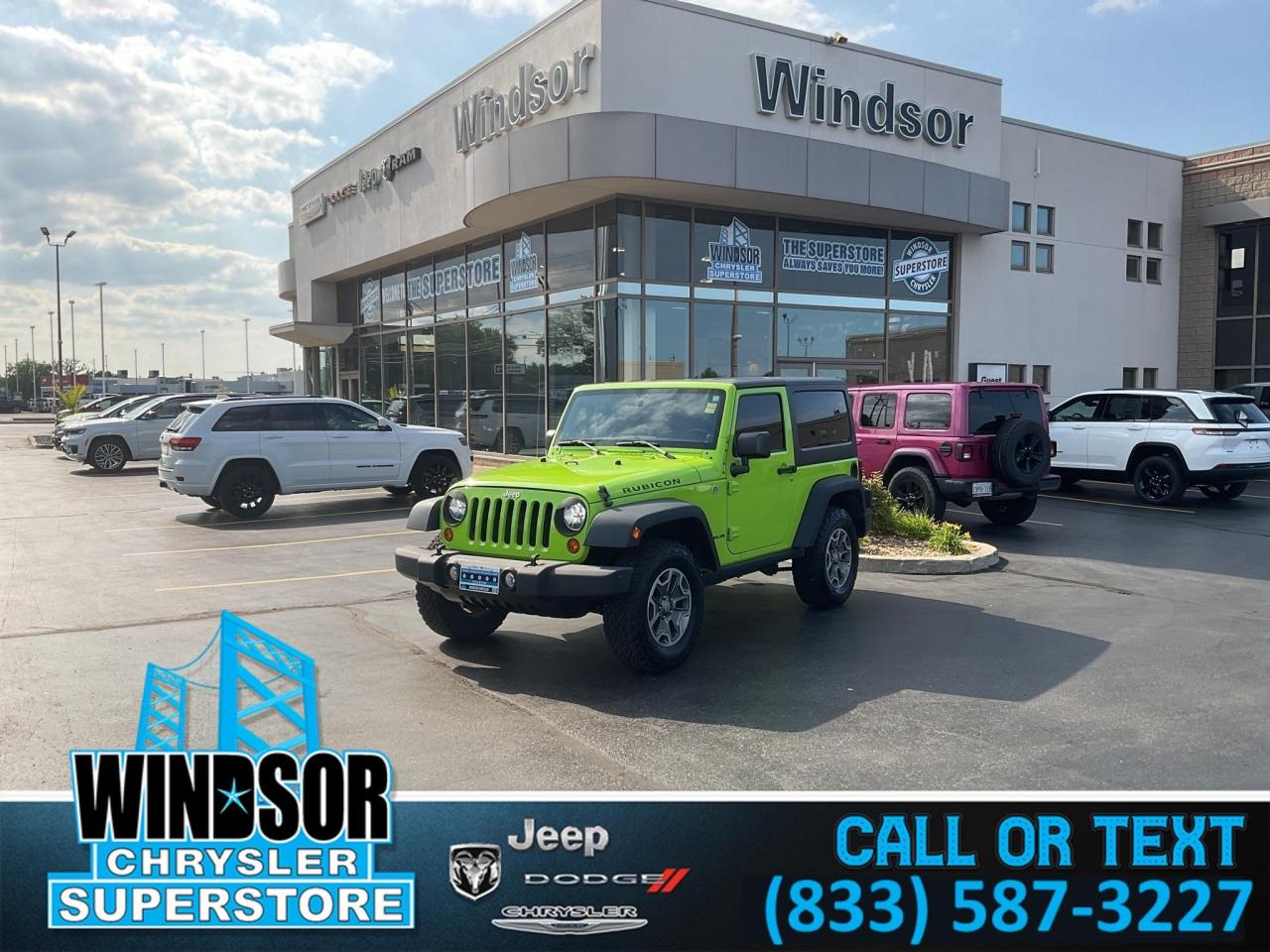 Used 2013 Jeep Wrangler GECKO GREEN | MANUAL TRANS | LOW KMS for sale in Windsor, ON