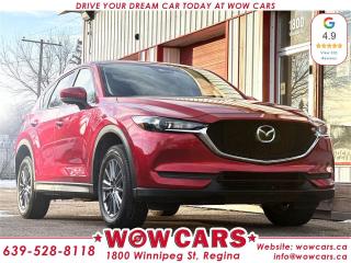 2018 Mazda CX-5 Touring AWD  <br/> Odometer: 41,875km <br/> Price: $29,998+taxes <br/> Financing Available  <br/> <br/>  <br/> WOW Factors:-  <br/> -Certified and mechanical inspection  <br/> -Clean Carfax <br/> -Touring Package  <br/> -3M Protection on Hood, Bumper, fender and front side of roof <br/> <br/>  <br/> Highlight Features:- <br/> -Blind Spot Monitoring <br/> -Smart City Brake Support <br/> -All Wheel Drive <br/> -Alloy Wheels <br/> -Backup-Camera <br/> -Leather Power Seats <br/> -Heated Seats+ Heated Steering Wheel <br/> -Sunroof/Moonroof <br/> -Remote Start <br/> -Power Liftgate <br/> -Cruise Control and much more. <br/> Financing Available  <br/> Welcome to WOW CARS Family! <br/> We feel delighted to welcome you to WOW CARS. Our prior most priority is the satisfaction of the customers in each aspect. We deal with the sale/purchase of pre-owned Cars, SUVs, VANs, and Trucks. Our main values are Truth, Transparency, and Believe. <br/> Visit WOW CARS Today at 1800 Winnipeg Street Regina, SK S4P1G2, or give us a call at (639) 528-8118. <br/>