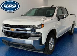 New Price! 2021 Chevrolet Silverado 1500 LT LT | 4x4 CrewCab | 5.3L | No Accidents Certified. 8-Speed Automatic 4WD White EcoTec3 5.3L V8<br><br><br>8-Speed Automatic, 4WD, Jet Black w/Cloth Seat Trim, 10-Way Power Driver Seat w/Lumbar, 12-Volt Rear Auxiliary Power Outlet, 2 USB Ports (First Row), 4.2 Diagonal Colour Display Driver Info Centre, 4G LTE Wi-Fi Hot Spot Capable, AM/FM radio: SiriusXM, Auto-Locking Rear Differential, Bluetooth for Phone, Chevrolet Connected Access Capable, Chrome Grille, Chrome Mirror Caps, Colour-Keyed Carpeting Floor Covering, Compass, Convenience Package, Deep-Tinted Glass, Dual-Zone Automatic Climate Control, Electric Rear-Window Defogger, Electrical Lock Control Steering Column, Electronic Cruise Control, Exterior Parking Camera Rear, EZ Lift Power Lock & Release Tailgate, Front Frame-Mounted Black Recovery Hooks, Front Rubberized Vinyl Floor Mats, Heated Driver & Front Outboard Passenger Seats, Heated Steering Wheel, Hitch Guidance, Keyless Open & Start, Leather Wrapped Steering Wheel, LED Cargo Area Lighting, Manual Tilt/Telescoping Steering Column, OnStar & Chevrolet Connected Services Capable, Power Door Locks, Power Front Windows w/Driver Express Up/Down, Power Front Windows w/Passenger Express Down, Power Rear Windows w/Express Down, Preferred Equipment Group 1LT, Rear 60/40 Folding Bench Seat (Folds Up), Rear Dual USB Charging-Only Ports, Rear Rubberized-Vinyl Floor Mats, Rear Vision Camera, Remote Vehicle Starter System, SiriusXM, Standard Tailgate, Steering Wheel Audio Controls, Theft Deterrent System (Unauthorized Entry), Trailering Package, True North Edition.<br><br>Certification Program Details: Fully Reconditioned | Fresh 2 Yr MVI | 30 day warranty* | 110 point inspection | Full tank of fuel | Krown rustproofed | Flexible financing options | Professionally detailed<br><br>This vehicle is Zacks Certified! Youre approved! We work with you. Together well find a solution that makes sense for your individual situation. Please visit us or call 902 843-3900 to learn about our great selection.<br><br>With 22 lenders available Zacks Auto Sales can offer our customers with the lowest available interest rate. Thank you for taking the time to check out our selection!