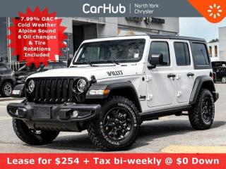 Used 2023 Jeep Wrangler Willys 4 Door LEDs Heated Seats Nav & Sound Grp 3 Pcs Hardtop for sale in Thornhill, ON