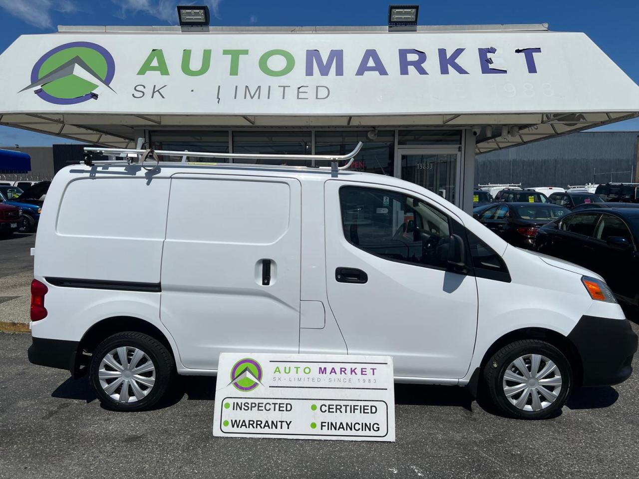 Used 2015 Nissan NV200 SV SHELVES,LADDER RACK! LOW KM'S! FREE BCAA & WRNTY! for sale in Langley, BC