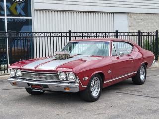 <p>VERY RARE AND HARD TO FIND!!</p><p>1968 CHEVROLET CHEVELLE MALIBU 2 DOOR COUPE!!</p><p>PERFECT DRIVER! FRAME AND FLOORS ARE SOLID! LOTS OF UPGRADES! FINSIHED IN CHARDONNAY WINE RED! NOT A NUMBERS MATCHING CAR!! BUT A REAL LOOKER!! 350 SMALL BLOCK V8! TURBO TRANNY WITH SHIFT KIT! 7 QUART OIL PAN! REBUILT DUAL HOLLEY CARB WITH A ****BLOWER!**** MILD CAM! 2 1/2 INCH STAINLESS STEEL FLOWMASTER DUAL EXHAUST! BRAND NEW GRIFFIN ALUMINUM RAD! HOOKER HEADERS! BLACK LEATHER INTERIOR!! CRAGER WHEELS AND SO MUCH MORE! OLD SCHOOL CLASSIC LIKE NO OTHER!</p><p>DUE TO THE YEAR OF THE VEHICLE THIS CAR IS SOLD AS IS. AS PER OMVIC, WE MUST WRITE This vehicle is being sold as is, unfit, not e-tested and is not represented as being in road worthy condition, mechanically sound or maintained at any guaranteed level of quality. The vehicle may not be fit for use as a means of transportation and may require substantial repairs at the purchasers expense. It may not be possible to register the vehicle to be driven in its current condition. WE WELCOME YOUR MECHANICS APPROVAL PRIOR TO PURCHASE ON ALL OUR VEHICLES! TRANS AM, CORVETTE, MUSTANG, CHALLENGER, CHARGER, VIPER AVAILABLE.</p><p>COLISEUM AUTO SALES PROUDLY SERVING THE CUSTOMERS FOR OVER 23 YEARS! NOW WITH 2 LOCATIONS TO SERVE YOU BETTER. COME IN FOR A TEST DRIVE TODAY!<br>FOR ALL FAMILY LUXURY VEHICLES..SUVS..AND SEDANS PLEASE VISIT....</p><p>COLISEUM AUTO SALES ON WESTON<br>301 WESTON ROAD<br>TORONTO, ON M6N 3P1<br>4 1 6 - 7 6 6 - 2 2 7 7</p>