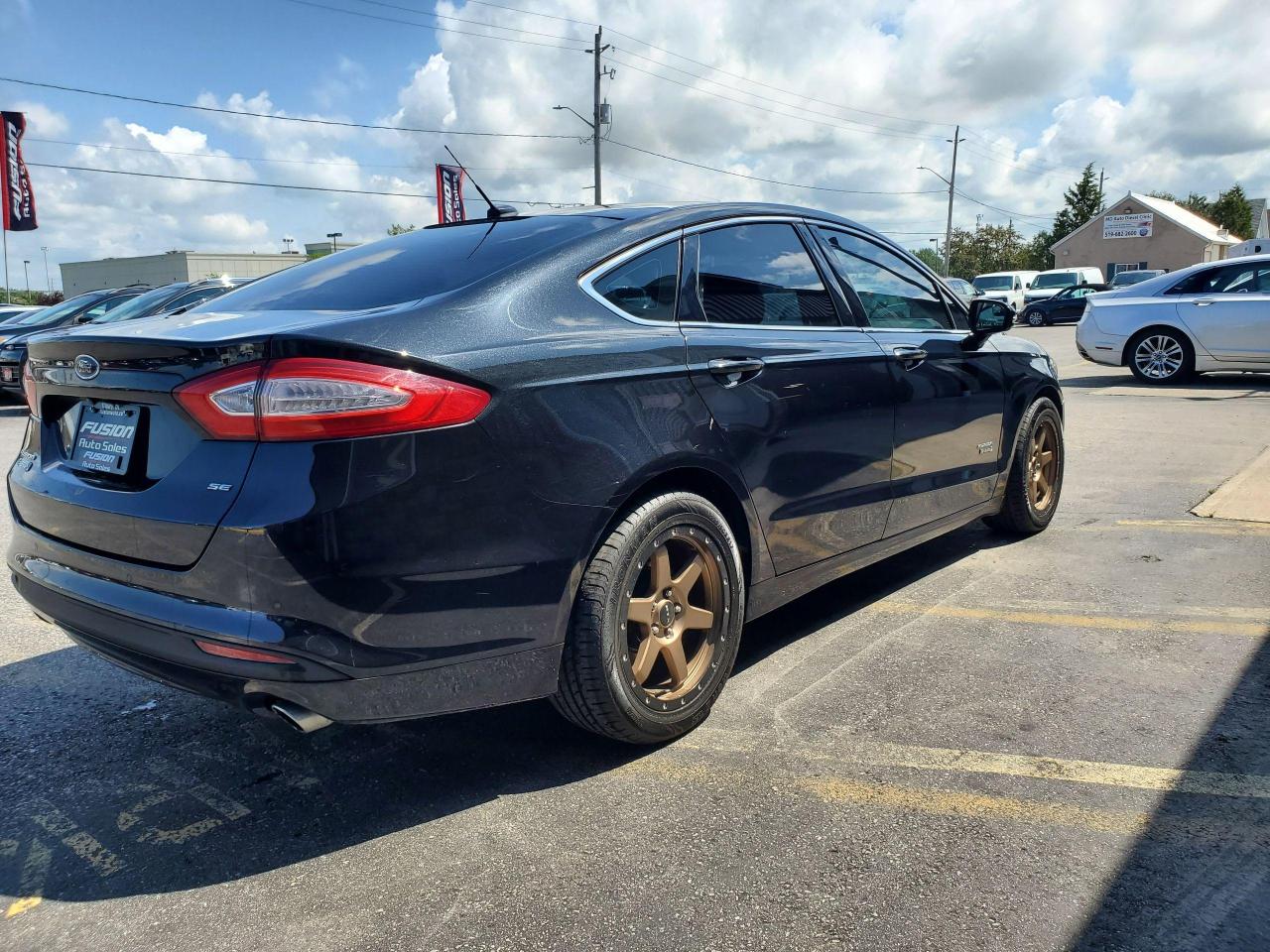 2015 Ford Fusion Energi SE Luxury-LEATHER-HEATED SEATS-AFTERMARKET WHEELS - Photo #5