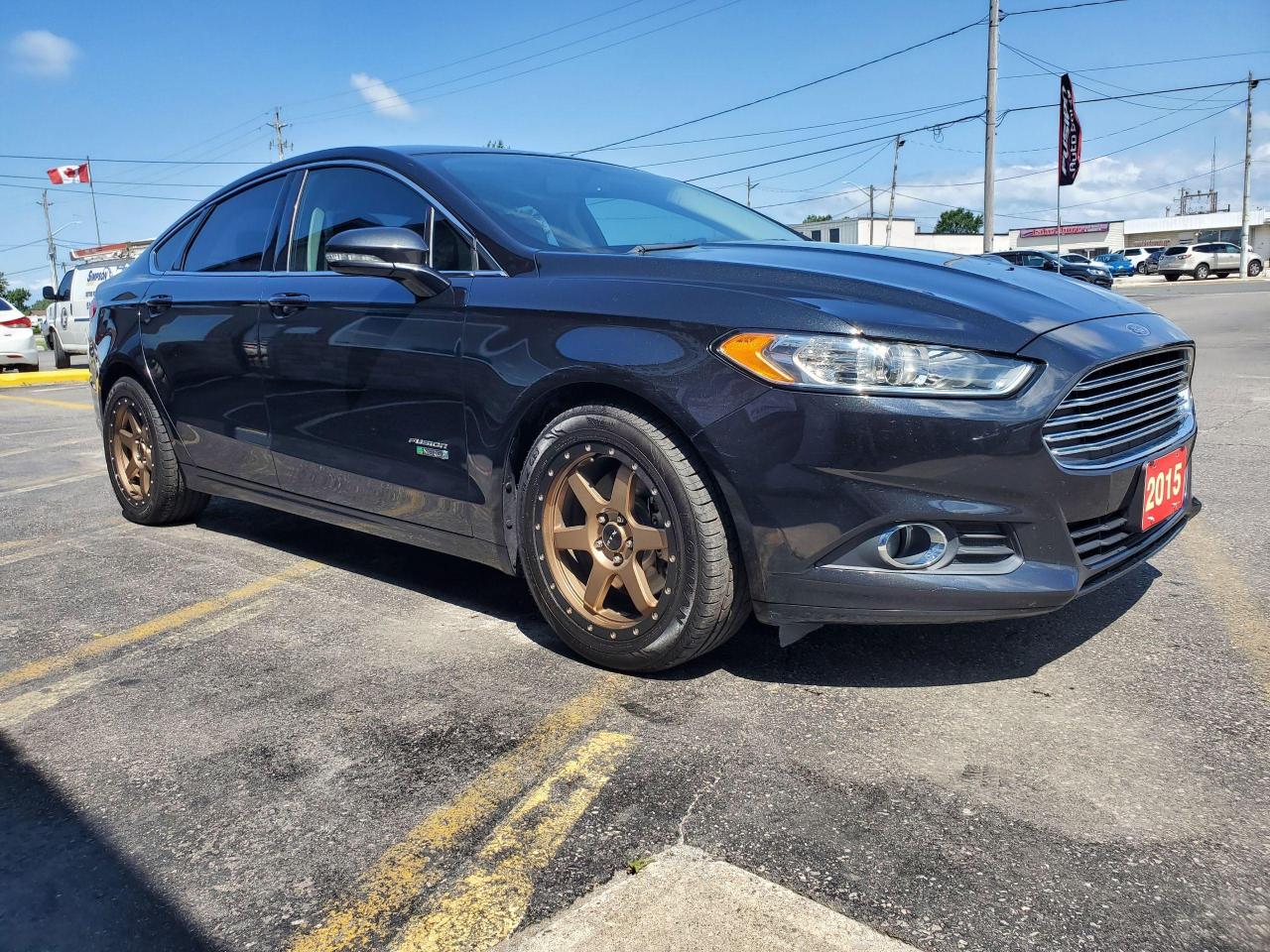 2015 Ford Fusion Energi SE Luxury-LEATHER-HEATED SEATS-AFTERMARKET WHEELS - Photo #6