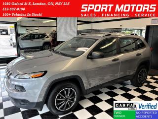 Used 2015 Jeep Cherokee SPORT+Camera+Bluetooth+Remote Start+CLEAN CARFAX for sale in London, ON