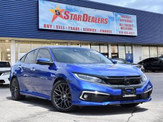 Used 2020 Honda Civic Sedan NAV LEATHER H-SEATS LOW KM! WE FINANCE ALL CREDIT! for sale in London, ON