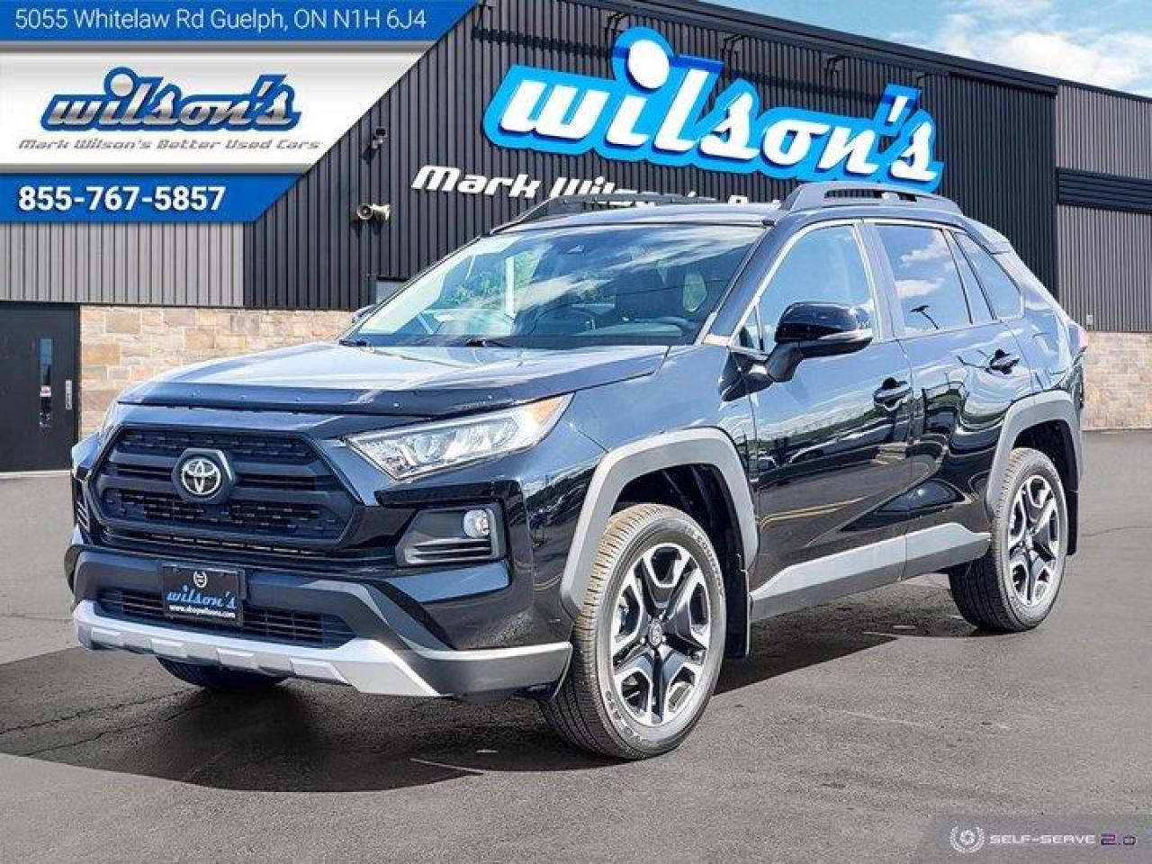 Used 2019 Toyota RAV4 Trail AWD, Leather, Sunroof, CarPlay, Cooled + Heated Seats, Bluetooth, Rear Camera and More for sale in Guelph, ON