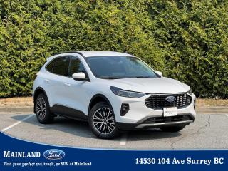 <p><strong><span style=font-family:Arial; font-size:18px;>Get ready for an extraordinary journey of style and power with this sophisticated ride..</span></strong></p> <p><strong><span style=font-family:Arial; font-size:18px;>Introducing the brand new 2023 Ford Escape PHEV 700A..</span></strong> <br> Its sleek white exterior and luxurious black interior make this SUV a standout, embodying the ideal blend of elegance and performance.. This vehicle has never been driven and comes equipped with an impressive array of features, including a 2.5L 4-cylinder engine, CVT transmission, and advanced traction control.</p> <p><strong><span style=font-family:Arial; font-size:18px;>The exterior boasts a spoiler and auto high-beam headlights which add to its compelling appeal..</span></strong> <br> The cabin is a haven of comfort with air conditioning, automatic temperature control, and front dual-zone A/C.. The power 2-way driver lumbar support ensures a comfortable driving experience, while the acoustic pedestrian protection and brakes regenerative system ensure safety without compromise.</p> <p><strong><span style=font-family:Arial; font-size:18px;>The Ford Escape PHEV 700A is not just about performance and comfort..</span></strong> <br> Its a technology powerhouse with a tracker system, traffic sign information, and a state-of-the-art preconditioning system.. The interior is not only practical and stylish, but it also features a variety of amenities such as power windows, steering wheel mounted audio controls, and a rear seat centre armrest.</p> <p><strong><span style=font-family:Arial; font-size:18px;>At Mainland Ford, we believe in speaking your language..</span></strong> <br> We understand that buying a new vehicle is a big decision and we are here to help you every step of the way.. Our team is committed to providing you with an easy, enjoyable car buying experience.</p> <p><strong><span style=font-family:Arial; font-size:18px;>As Henry Ford famously said, "If you think you can do a thing or think you can't do a thing, you're right." We believe you can do anything, including driving away in your dream car today..</span></strong> <br> This 2023 Ford Escape PHEV 700A is the perfect vehicle to conquer the open road and make every journey an adventure.. Come and experience the unrivalled sophistication of this brand new, never driven Ford Escape at Mainland Ford.</p> <p><strong><span style=font-family:Arial; font-size:18px;>Your extraordinary journey awaits.</span></strong></p><hr />
<p><br />
To apply right now for financing use this link : <a href=https://www.mainlandford.com/credit-application/ target=_blank>https://www.mainlandford.com/credit-application/</a><br />
<br />
Book your test drive today! Mainland Ford prides itself on offering the best customer service. We also service all makes and models in our World Class service center. Come down to Mainland Ford, proud member of the Trotman Auto Group, located at 14530 104 Ave in Surrey for a test drive, and discover the difference!<br />
<br />
***All vehicle sales are subject to a $599 Documentation Fee, $149 Fuel Surcharge, $599 Safety and Convenience Fee, $500 Finance Placement Fee plus applicable taxes***<br />
<br />
VSA Dealer# 40139</p>

<p>*All prices are net of all manufacturer incentives and/or rebates and are subject to change by the manufacturer without notice. All prices plus applicable taxes, applicable environmental recovery charges, documentation of $599 and full tank of fuel surcharge of $76 if a full tank is chosen.<br />Other items available that are not included in the above price:<br />Tire & Rim Protection and Key fob insurance starting from $599<br />Service contracts (extended warranties) for up to 7 years and 200,000 kms<br />Custom vehicle accessory packages, mudflaps and deflectors, tire and rim packages, lift kits, exhaust kits and tonneau covers, canopies and much more that can be added to your payment at time of purchase<br />Undercoating, rust modules, and full protection packages<br />Flexible life, disability and critical illness insurances to protect portions of or the entire length of vehicle loan?im?im<br />Financing Fee of $500 when applicable<br />Prices shown are determined using the largest available rebates and incentives and may not qualify for special APR finance offers. See dealer for details. This is a limited time offer.</p>