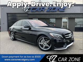 Used 2016 Mercedes-Benz C-Class C300 4MATIC AMG Package Easy Financing for sale in Calgary, AB