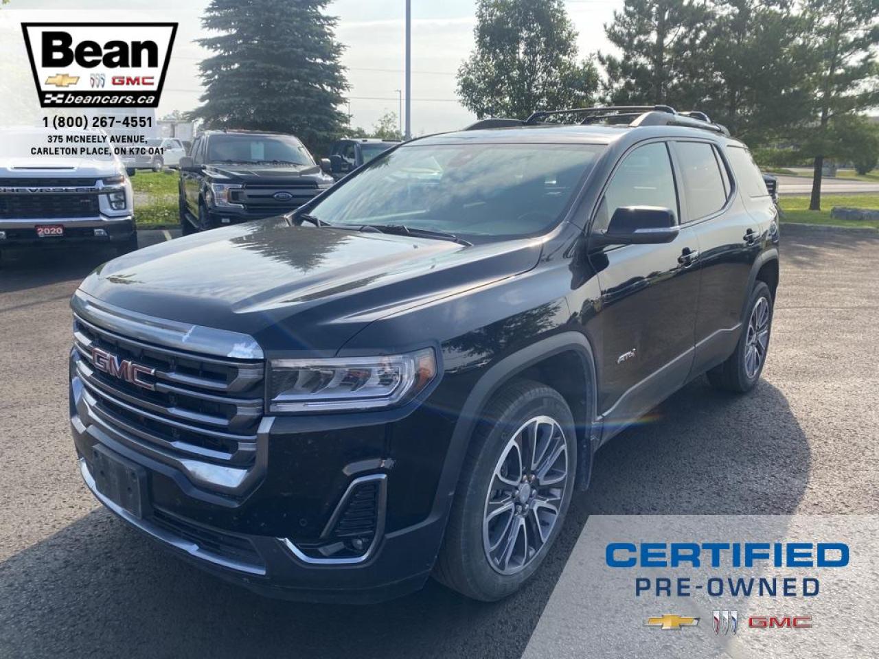 Used 2021 GMC Acadia AT4 3.6L V6 SIX PASSENGER ONE OWNER CLEAN CARFAX for sale in Carleton Place, ON