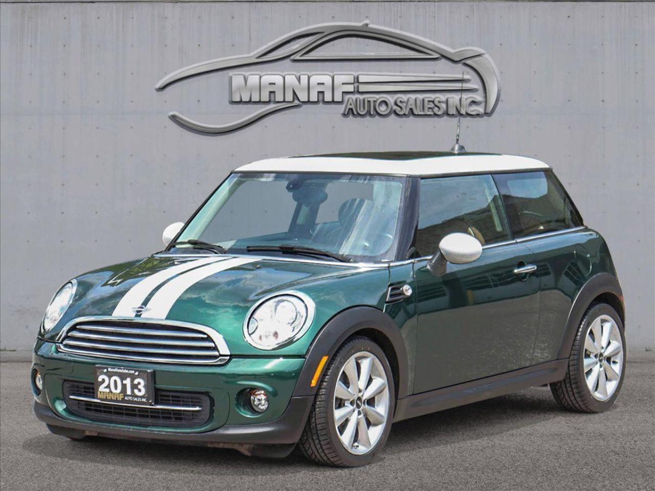 Used 2013 MINI Cooper 2dr Cpe,Navigation, rear camera, Moon roof,leather for sale in Concord, ON