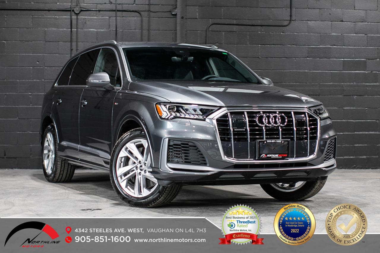 Used 2023 Audi Q7 Komfort/S LINE/ PANO/ B&O/ NAV/ NO ACCIDENTS for sale in Vaughan, ON