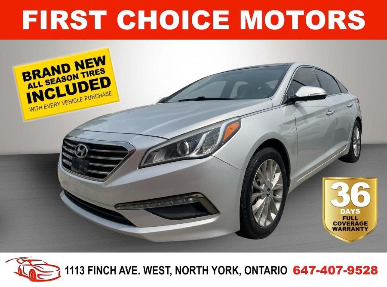 Used 2015 Hyundai Sonata LIMITED ~AUTOMATIC, FULLY CERTIFIED WITH WARRANTY! for sale in North York, ON