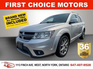 Welcome to First Choice Motors, the largest car dealership in Toronto of pre-owned cars, SUVs, and vans priced between $5000-$15,000. With an impressive inventory of over 300 vehicles in stock, we are dedicated to providing our customers with a vast selection of affordable and reliable options. <br><br>Were thrilled to offer a used 2012 Dodge Journey R/T Rallye, silver color with 163,000km (STK#6316) This vehicle was $10990 NOW ON SALE FOR $8990. It is equipped with the following features:<br>- Automatic Transmission<br>- Leather Seats<br>- Sunroof<br>- Heated seats<br>- Navigation<br>- Bluetooth<br>- Reverse camera<br>- Alloy wheels<br>- Power windows<br>- Power locks<br>- Power mirrors<br>- Air Conditioning<br><br>At First Choice Motors, we believe in providing quality vehicles that our customers can depend on. All our vehicles come with a 36-day FULL COVERAGE warranty. We also offer additional warranty options up to 5 years for our customers who want extra peace of mind.<br><br>Furthermore, all our vehicles are sold fully certified with brand new brakes rotors and pads, a fresh oil change, and brand new set of all-season tires installed & balanced. You can be confident that this car is in excellent condition and ready to hit the road.<br><br>At First Choice Motors, we believe that everyone deserves a chance to own a reliable and affordable vehicle. Thats why we offer financing options with low interest rates starting at 7.9% O.A.C. Were proud to approve all customers, including those with bad credit, no credit, students, and even 9 socials. Our finance team is dedicated to finding the best financing option for you and making the car buying process as smooth and stress-free as possible.<br><br>Our dealership is open 7 days a week to provide you with the best customer service possible. We carry the largest selection of used vehicles for sale under $9990 in all of Ontario. We stock over 300 cars, mostly Hyundai, Chevrolet, Mazda, Honda, Volkswagen, Toyota, Ford, Dodge, Kia, Mitsubishi, Acura, Lexus, and more. With our ongoing sale, you can find your dream car at a price you can afford. Come visit us today and experience why we are the best choice for your next used car purchase!<br><br>All prices exclude a $10 OMVIC fee, license plates & registration  and ONTARIO HST (13%)